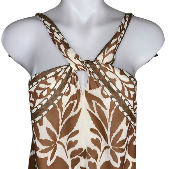 Anthropologie Vineet Bahl Printed Halter Keyhole  Maxi Dress Size XS BNWT - Picture 4 of 14